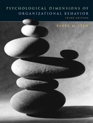 Psychological Dimensions of Organizational Beha... 0130406546 Book Cover