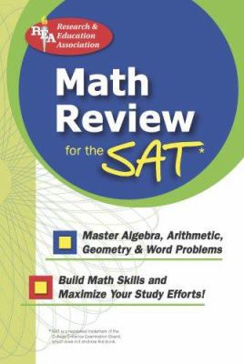 Math Review for the SAT (SAT PSAT ACT (College ... 0738600865 Book Cover
