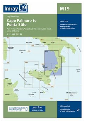 Imray Chart M19: Capo Palinuro to Punta Stilo (... 1786790939 Book Cover