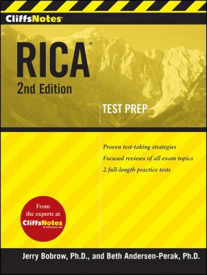 Cliffsnotes Rica 2nd Edition 047058730X Book Cover