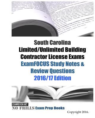 South Carolina Limited/Unlimited Building Contr... 153007682X Book Cover