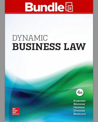 Gen Combo LL Dynamic Business Law; Connect Acce... 1260087352 Book Cover