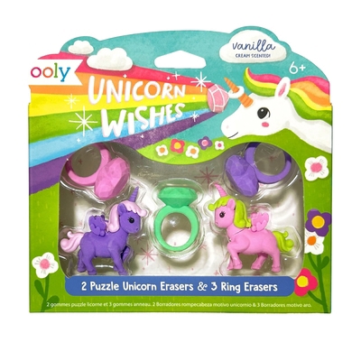 Unicorn Wishes Puzzle Erasers B0F2Y96PWY Book Cover