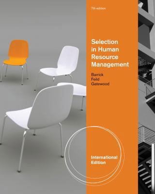 Selection in Human Resource Management 7th Edit... B00E6YL30C Book Cover