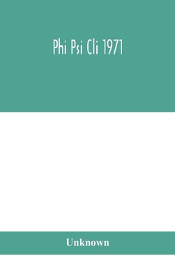 Phi Psi Cli 1971 9354047580 Book Cover