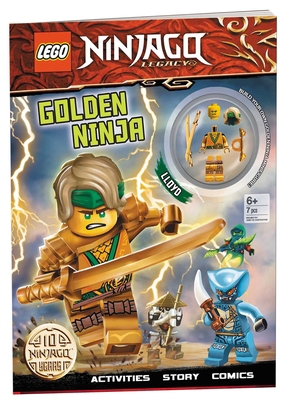 Lego Ninjago: Golden Ninja [With Minifigure] 0794447511 Book Cover