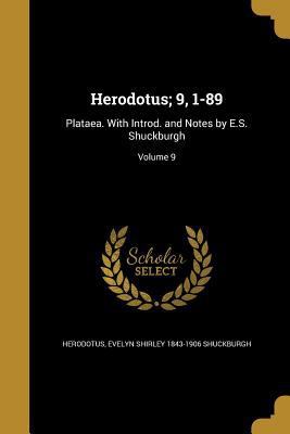 Herodotus; 9, 1-89: Plataea. With Introd. and N... 1362949906 Book Cover