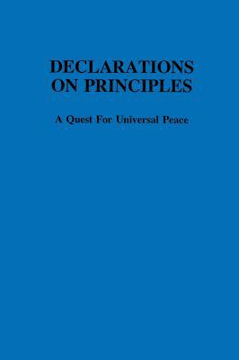 Declaration on Principles 9028601872 Book Cover