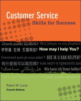 Customer Service Skills for Success 0073545449 Book Cover
