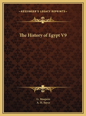 The History of Egypt V9 1169784232 Book Cover