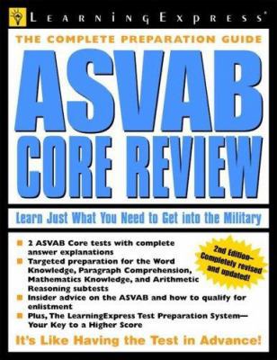 ASVAB Core Review 1576854795 Book Cover