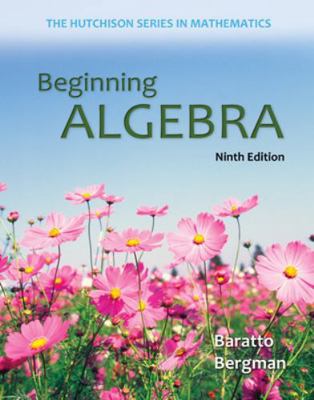 Beginning Algebra 0073384453 Book Cover