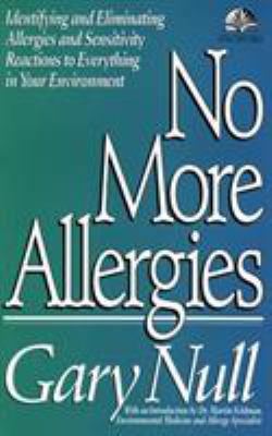 No More Allergies: Identifying and Eliminating ... 0679743103 Book Cover