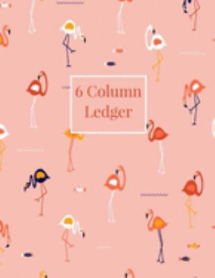 6 Column Ledger: Flamingo Pattern Coral Pink Daily Accounting Journal Book, Keeping Book Financial Ledgers, Accounting Ledger Notebook Record, ... Record Book (Business Finance Accounting) 169338499X Book Cover