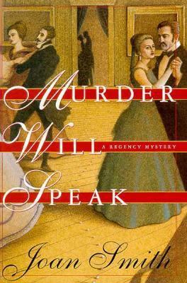 Murder Will Speak: A Regency Mystery 0312143788 Book Cover