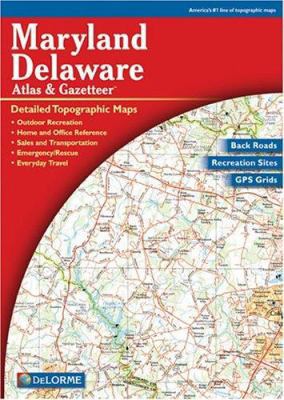 Map-MD/del Atlas & Gazetteer 4 089933279X Book Cover