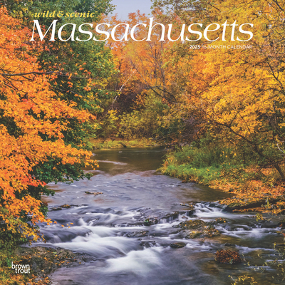 Massachusetts Wild & Scenic 2025 12 X 24 Inch M... 1975475208 Book Cover