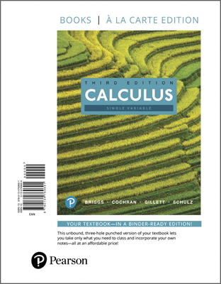 Single Variable Calculus 0134769694 Book Cover