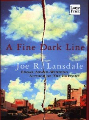 A Fine Dark Line [Large Print] 1587244195 Book Cover