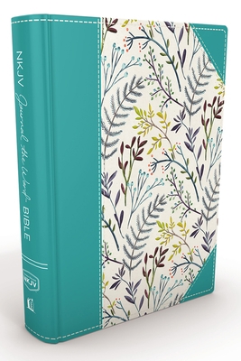 NKJV, Journal the Word Bible, Hardcover, Blue F... 0718088646 Book Cover