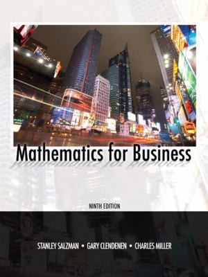 Mathematics for Business (9th Edition) 0135063949 Book Cover