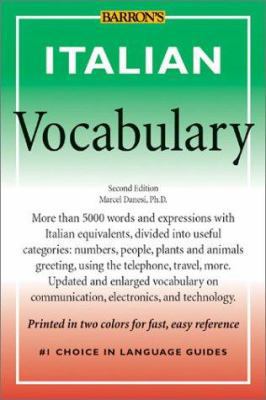 Italian Vocabulary 0764121901 Book Cover