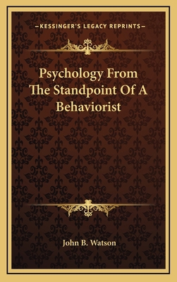 Psychology From The Standpoint Of A Behaviorist 1163502960 Book Cover