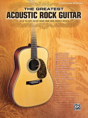 The Greatest Acoustic Rock Guitar: 45 of the Be... 0739046144 Book Cover