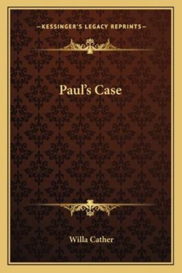 Paul's Case 1162884851 Book Cover