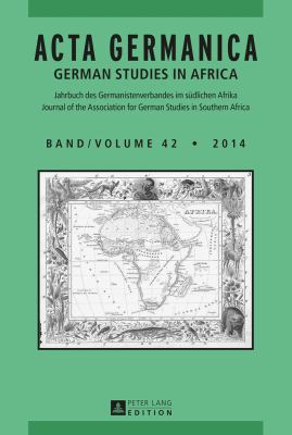 Acta Germanica: German Studies In Africa [German] 3631657684 Book Cover