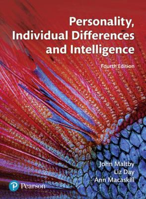 Personality, Individual Differences and Intelli... 1292090510 Book Cover