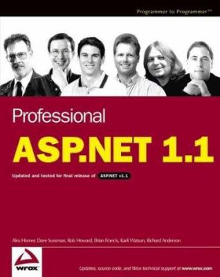Professional ASP.NET 1.1: Updated and Tested fo... 0764558900 Book Cover