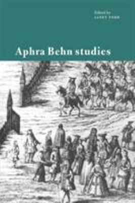 Aphra Behn Studies 0521119642 Book Cover