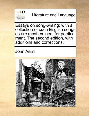 Essays on Song-Writing: With a Collection of Su... 1140801503 Book Cover
