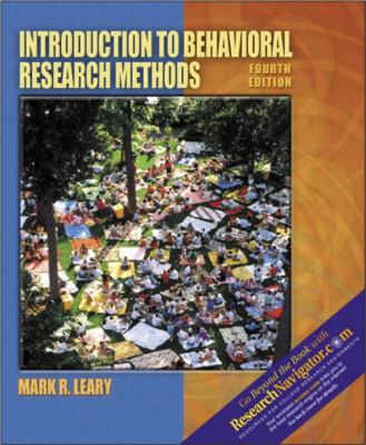 Introduction to Behavioral Research Methods (wi... 0205396763 Book Cover