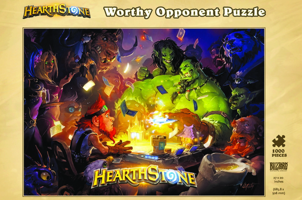 Hearthstone: Worthy Opponent Puzzle 1945683856 Book Cover