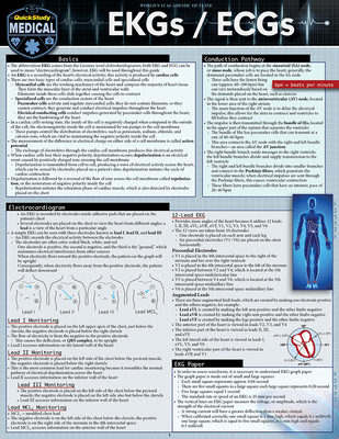 EKGs / Ecgs: A Quickstudy Laminated Reference G... 1423251490 Book Cover