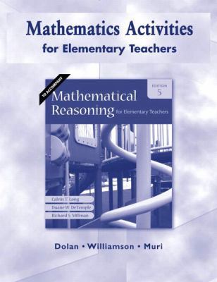 Mathematics Activities for Elementary Teachers ... 032152862X Book Cover