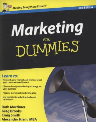 Marketing for Dummies 0470741791 Book Cover