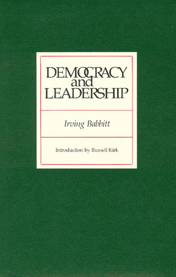 Democracy and Leadership 091396655X Book Cover
