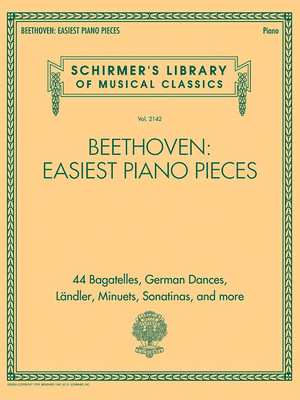 Beethoven: Easiest Piano Pieces: Schirmer's Lib... 1540039692 Book Cover