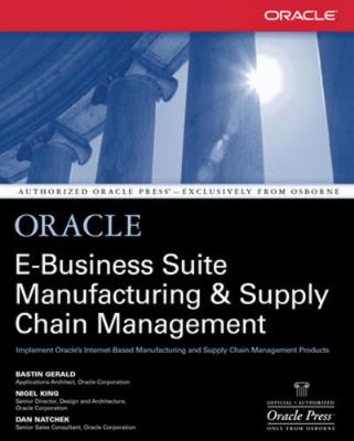 Oracle Manufacturing and Supply Chain Handbook 0072133791 Book Cover