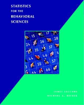 Statistics for the Behavioral Sciences 053417406X Book Cover