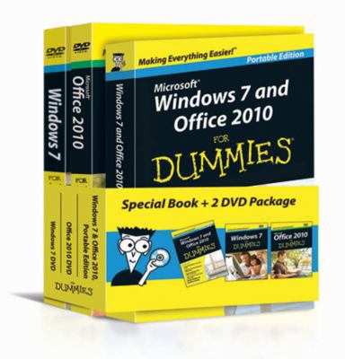 Windows 7 & Office 2010 For Dummies, Book + DVD... Book Cover