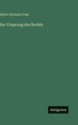 Der Ursprung des Rechts [German] 3386455697 Book Cover