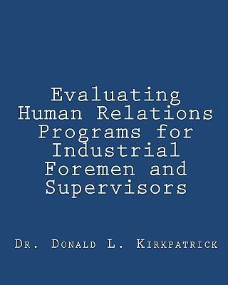 Evaluating Human Relations Programs for Industr... 145285033X Book Cover