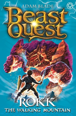 Beast Quest: 27: Rokk the Walking Mountain 1408304392 Book Cover