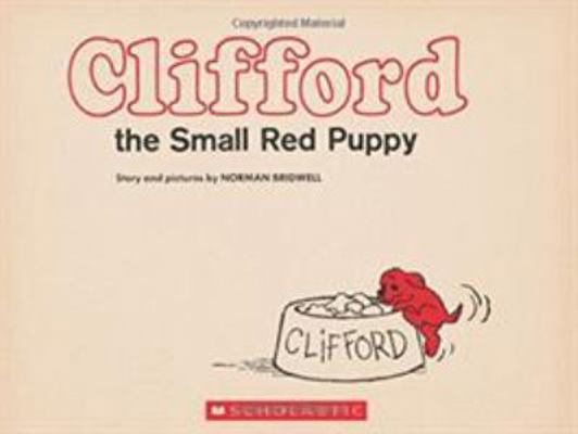 Clifford the Small Red Puppy: Vintage Hardcover... 1338124242 Book Cover