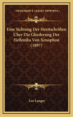 Eine Sichtung Der Streitschriften Uber Die Glie... [German] 1169029760 Book Cover