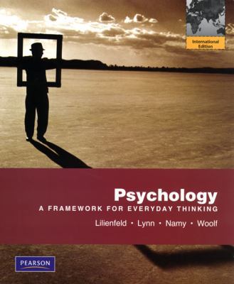 Psychology: A Framework for Everyday Thinking: ... 0205692699 Book Cover